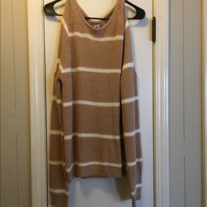 Pink Lily open shoulder top